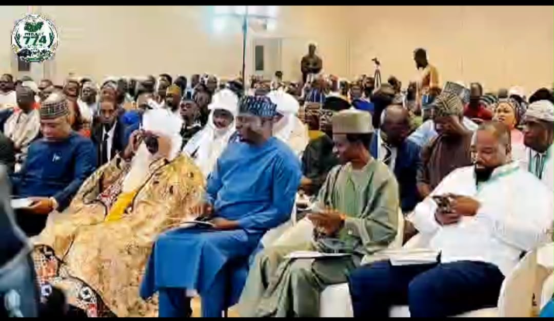 Delegates seated in the Ladi Kwali Hall during deliberations