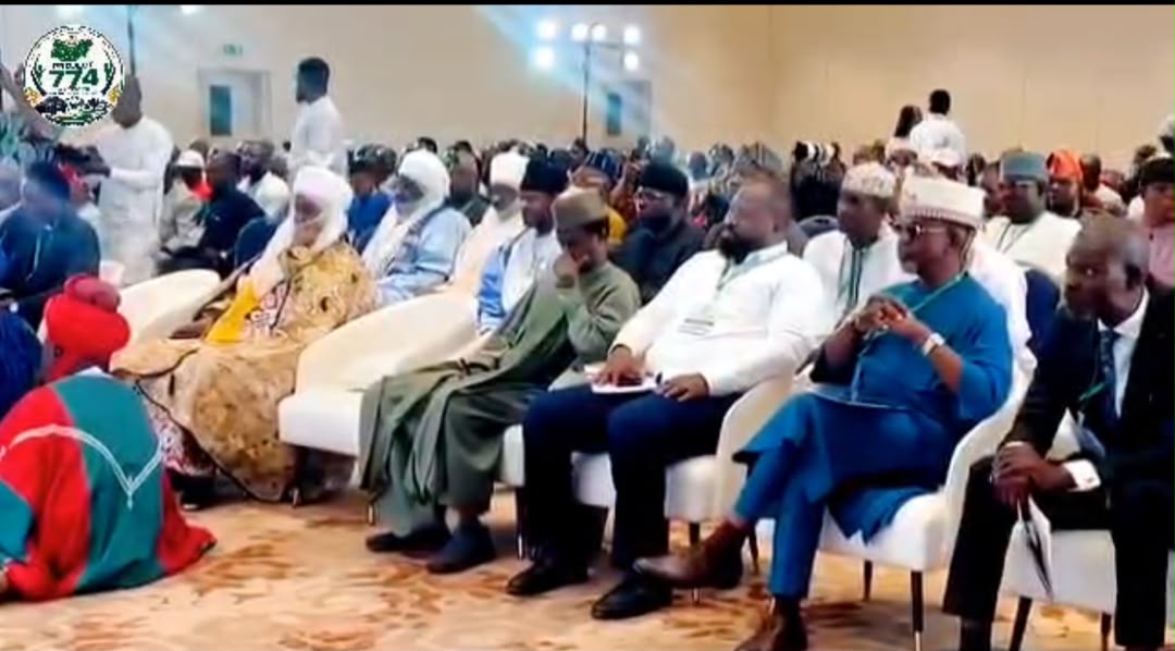Distinguished royal fathers and government leaders in Ladi Kwali Hall