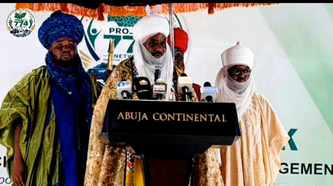 HRH Khalifa Muhammadu Sanusi II, CON addressing the summit at the Abuja Continental podium